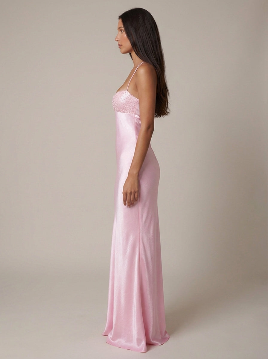Vestido maxi de jade