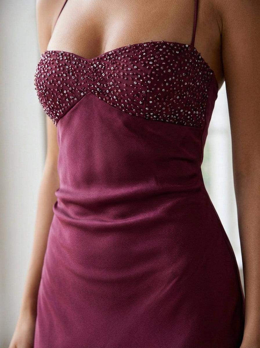 Vestido maxi de jade