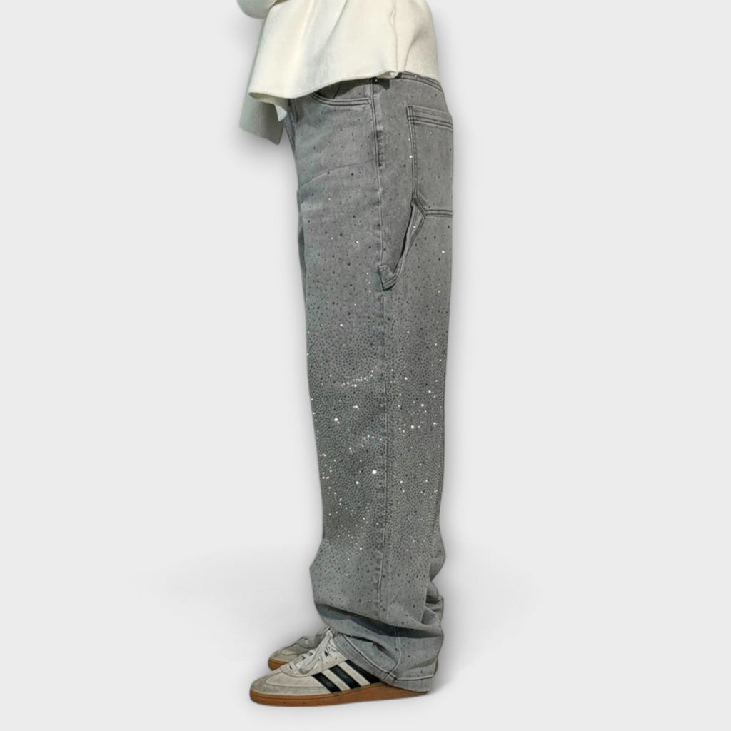 Fable - Jeans Shine de denim en estilo globo carpintero