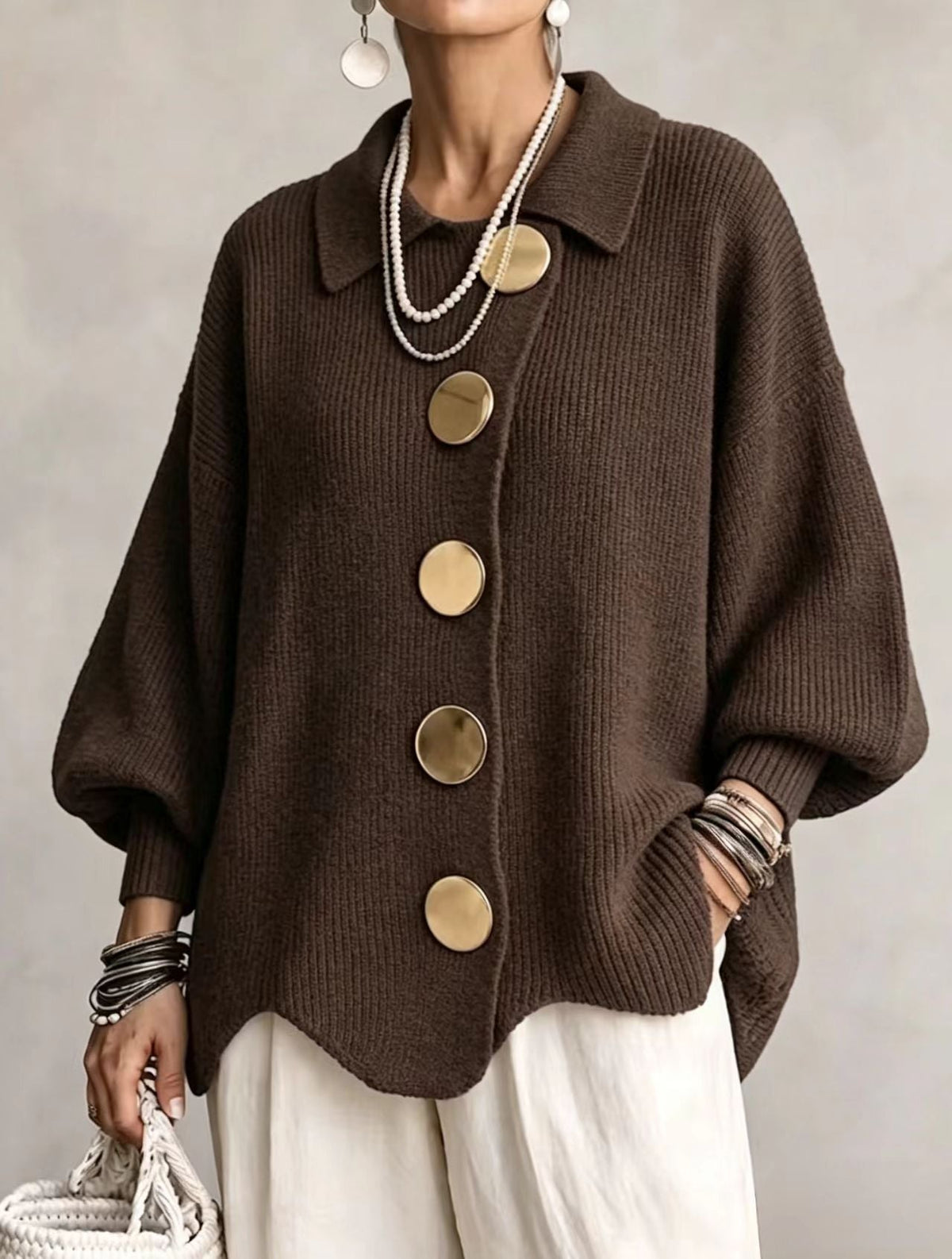 Victorie™ | Cárdigan Oversize Elegante