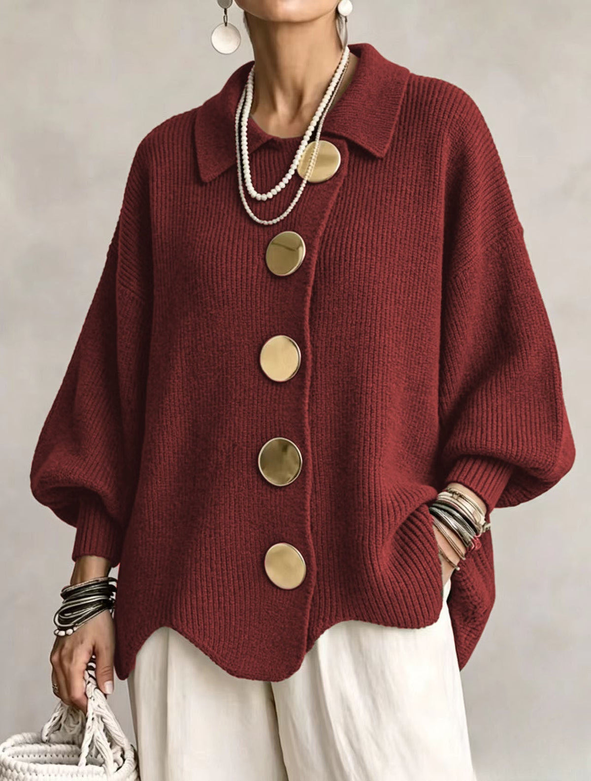Victorie™ | Cárdigan Oversize Elegante