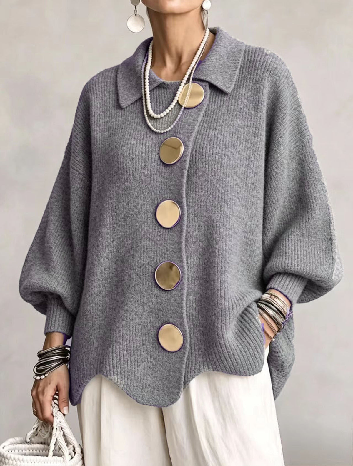 Victorie™ | Cárdigan Oversize Elegante