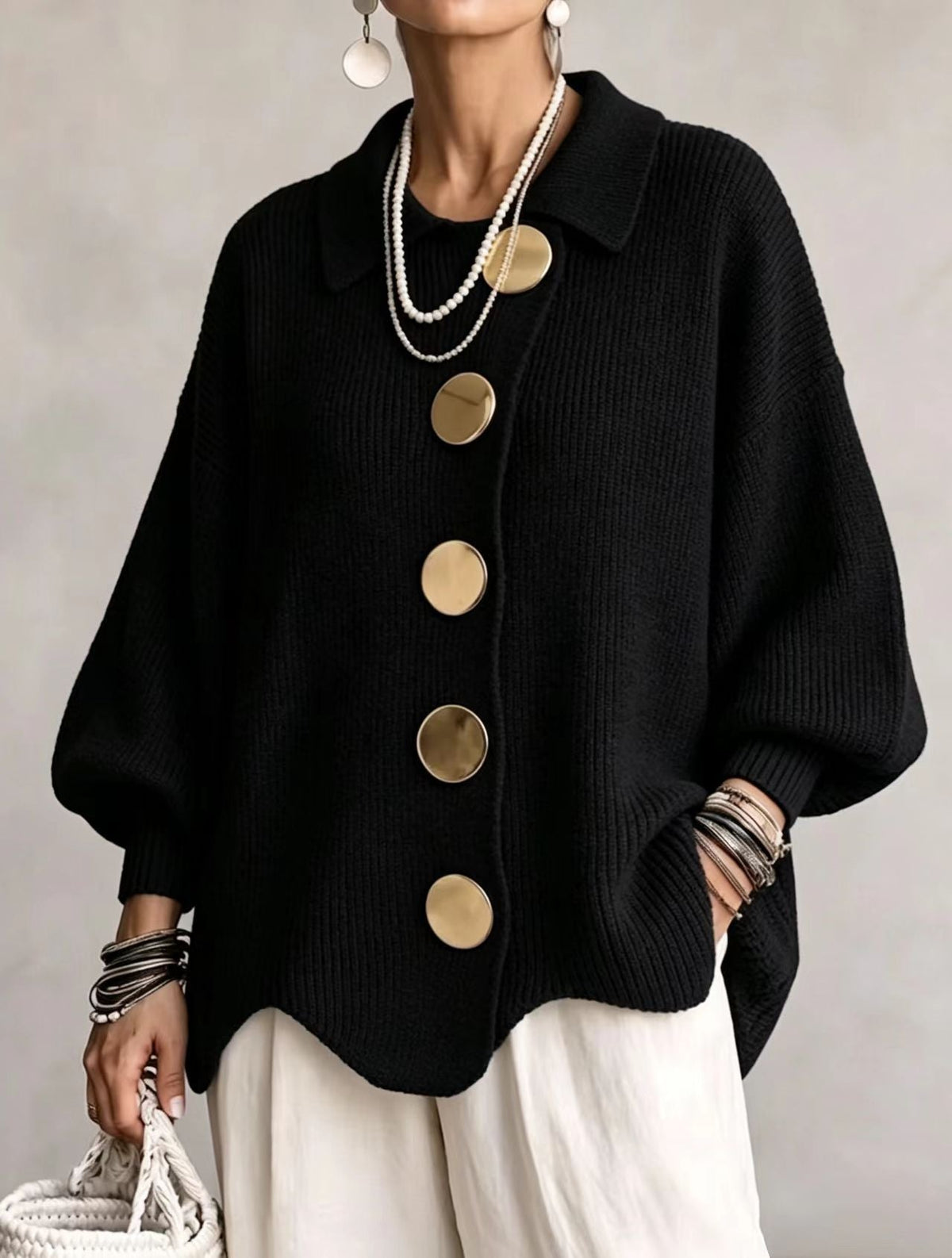 Victorie™ | Cárdigan Oversize Elegante