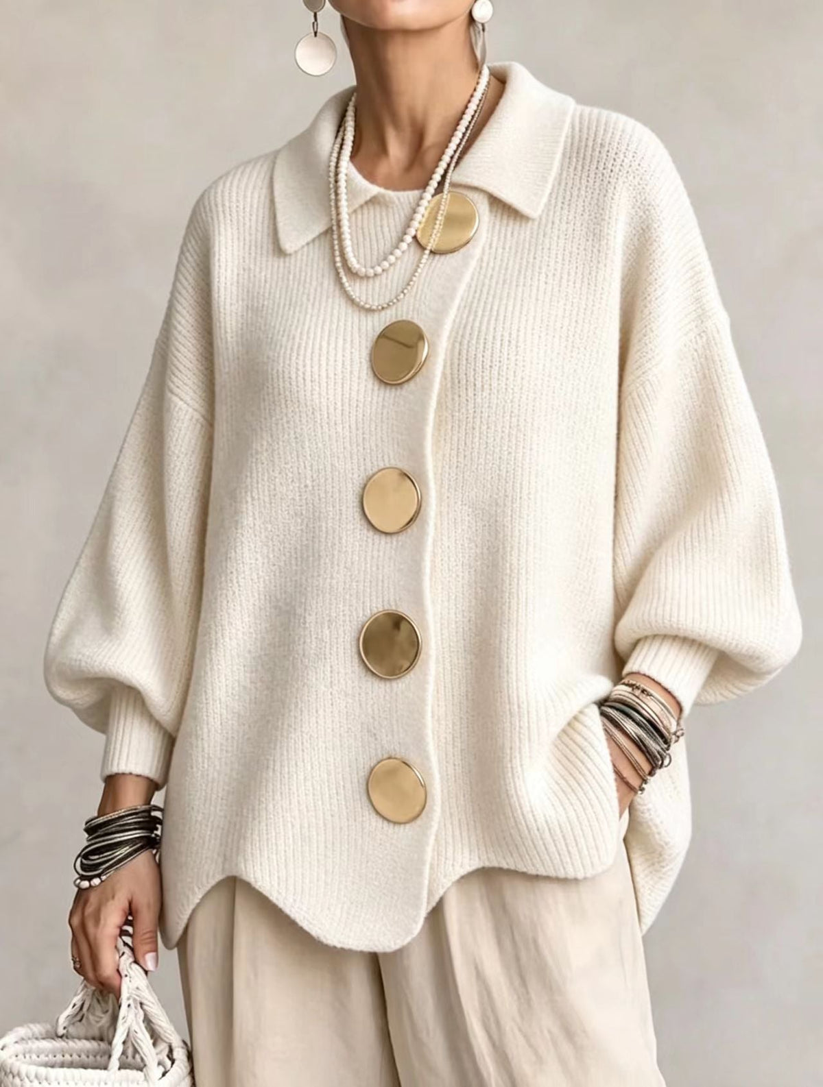 Victorie™ | Cárdigan Oversize Elegante