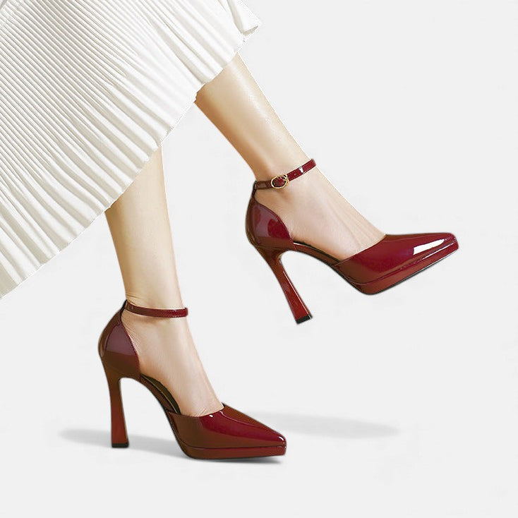 Evette™ | Tacones de cuero