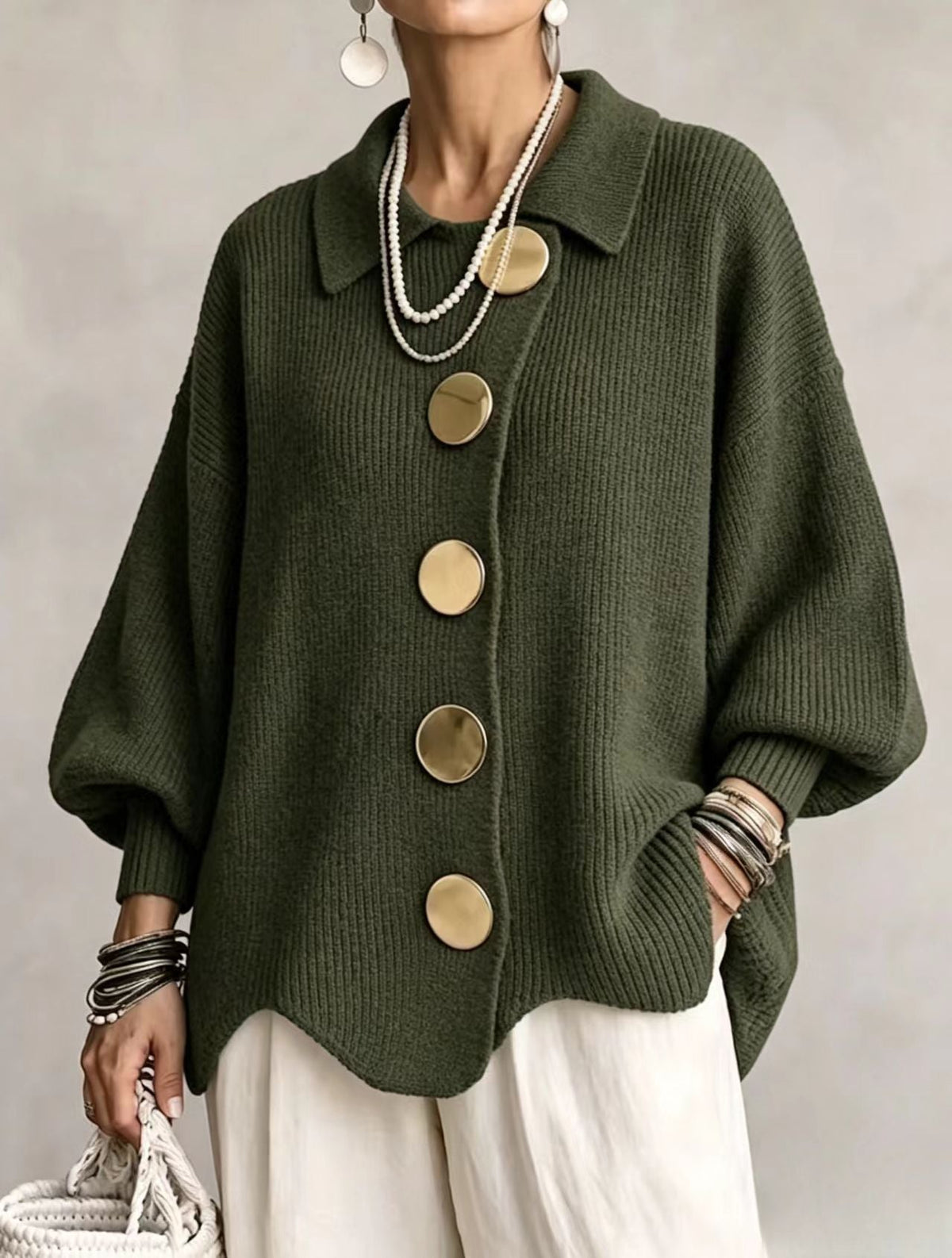 Victorie™ | Cárdigan Oversize Elegante