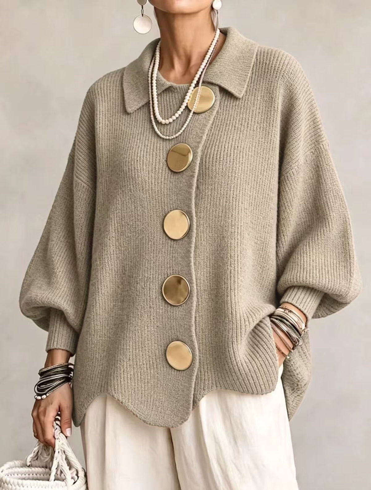 Victorie™ | Cárdigan Oversize Elegante