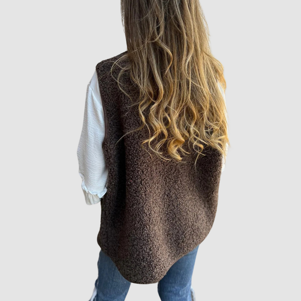 Chaleco de primavera con botones Chantal™