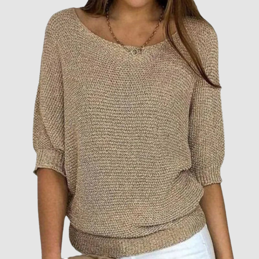 Evonne™ Suéter de punto elegante