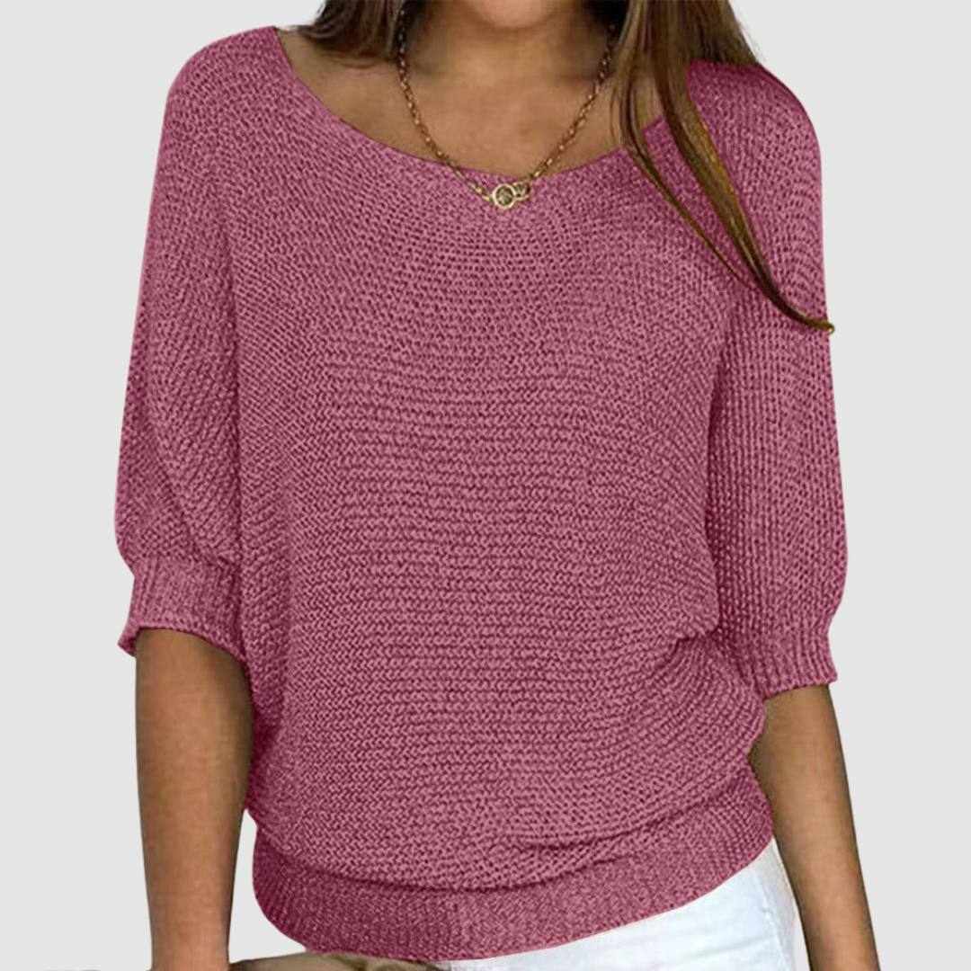 Evonne™ Suéter de punto elegante