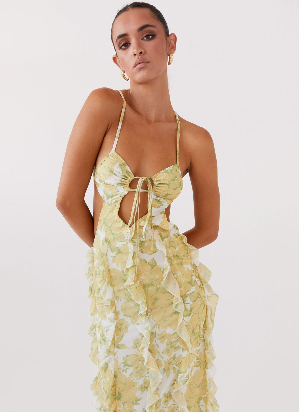 Marly Vestido de Volantes