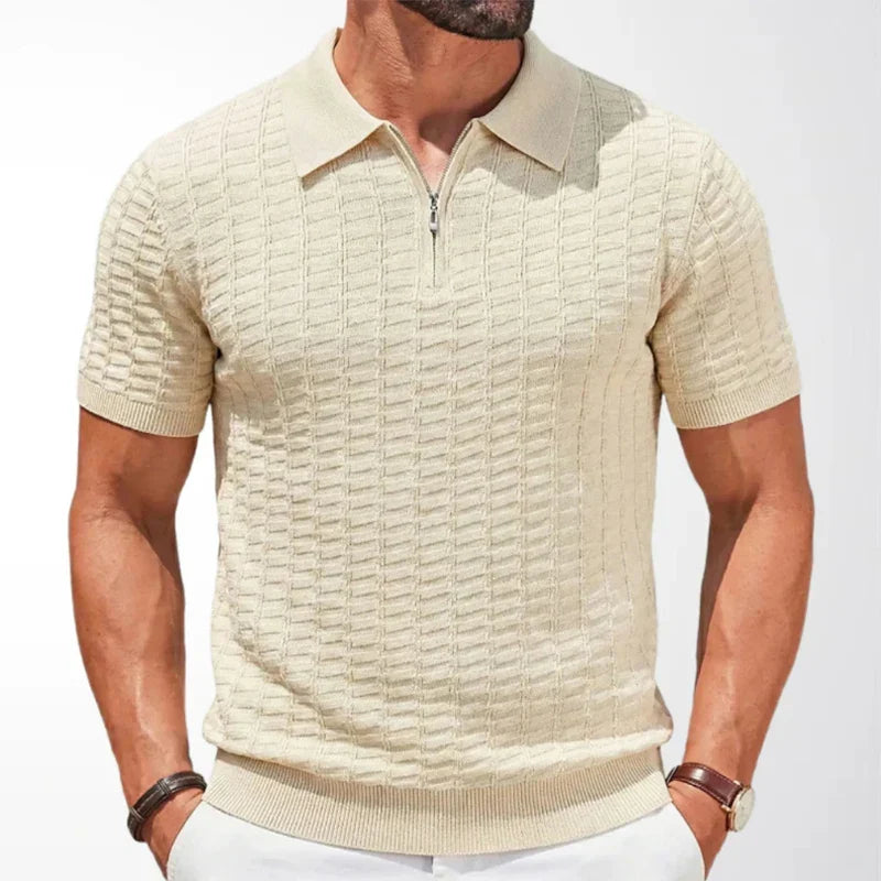 Osvaldo | Polo elegante con cremallera