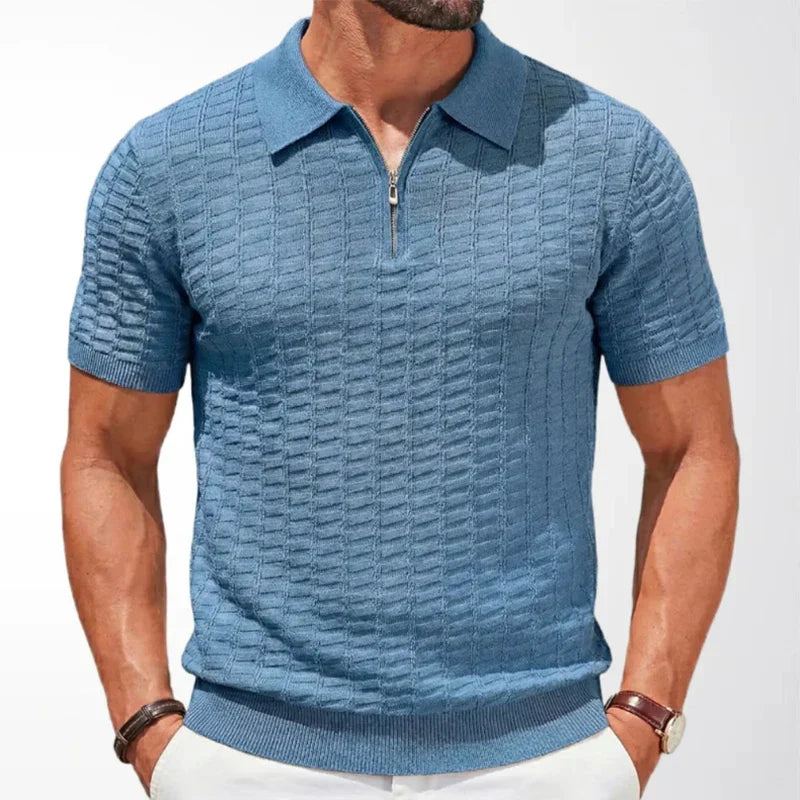 Osvaldo | Polo elegante con cremallera
