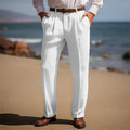 Como | Pantalones elegantes de lino