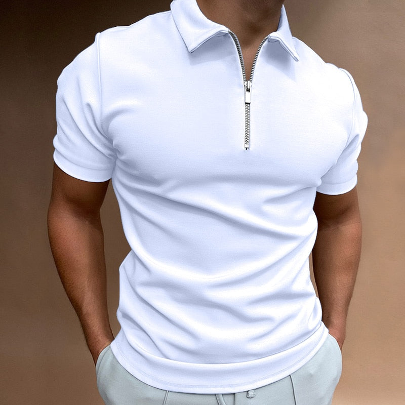 Nino | Polo moderno con cremallera