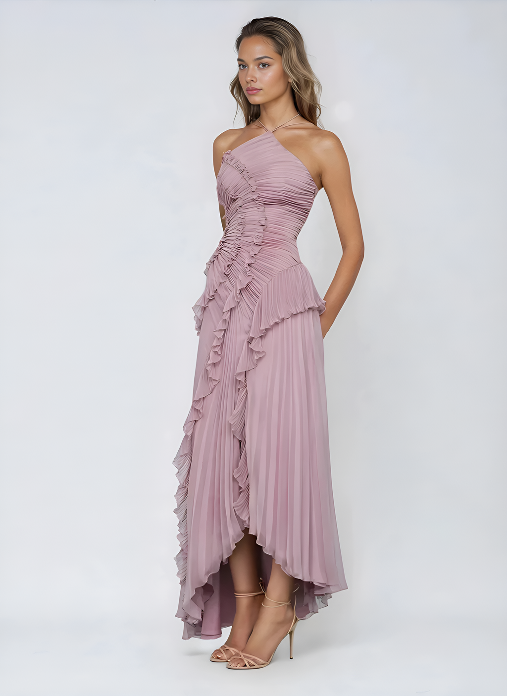 Melisa | Vestido Lavanda Edición Limitada con Volante