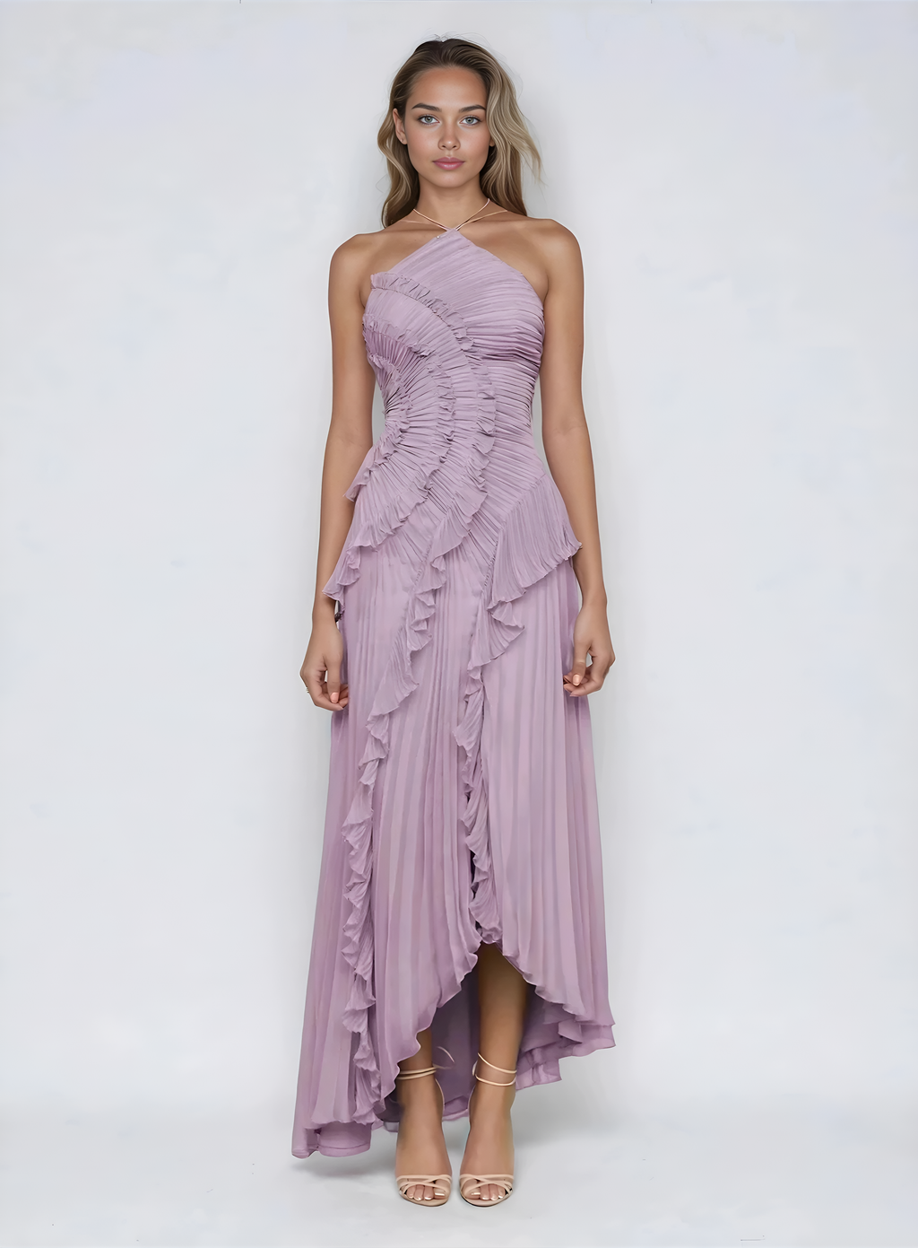 Melisa | Vestido Lavanda Edición Limitada con Volante