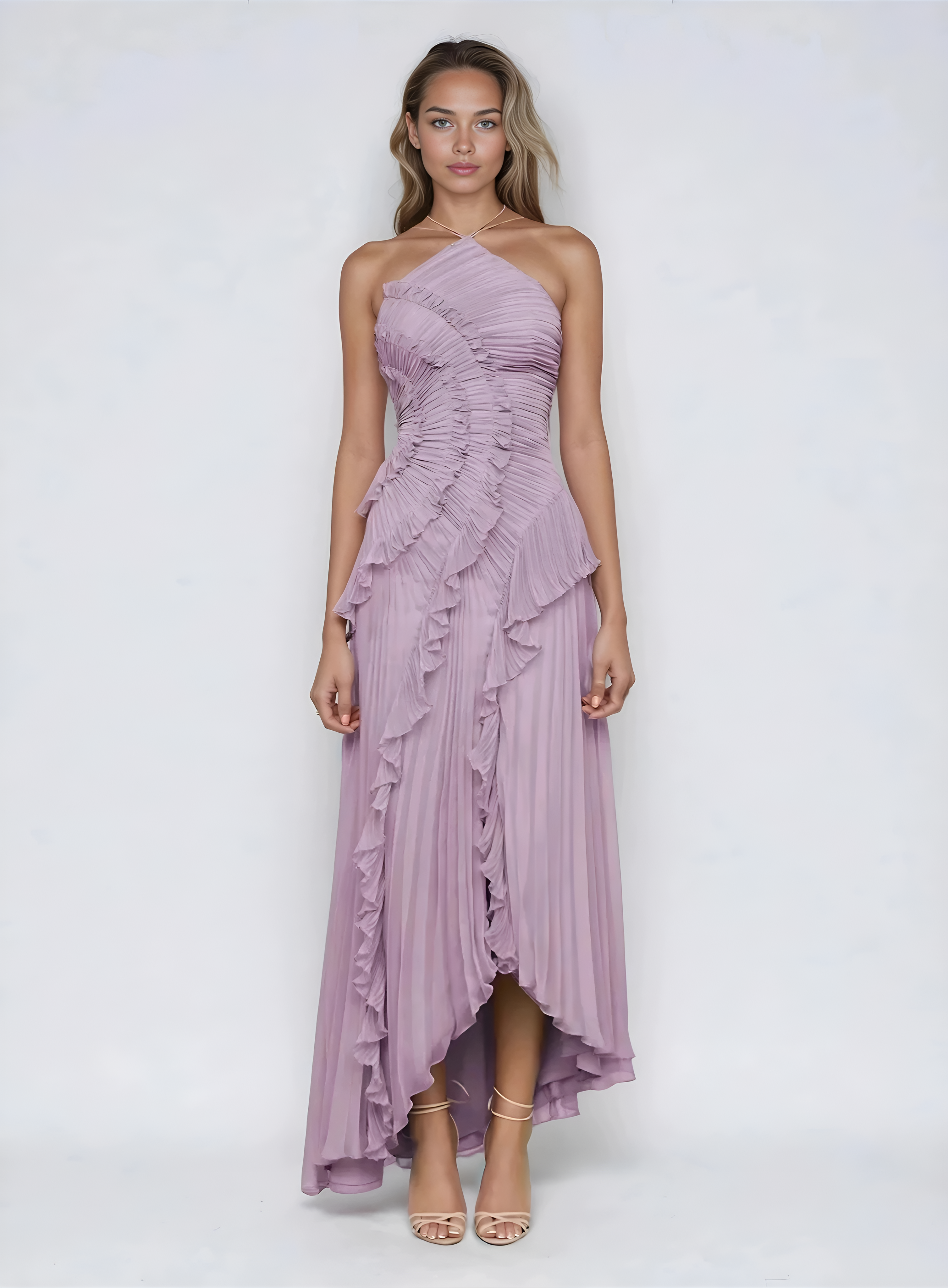 Melisa | Vestido Lavanda Edición Limitada con Volante