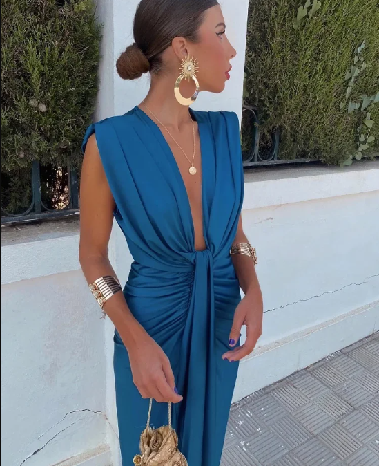 Lily | Vestido plisado elegante