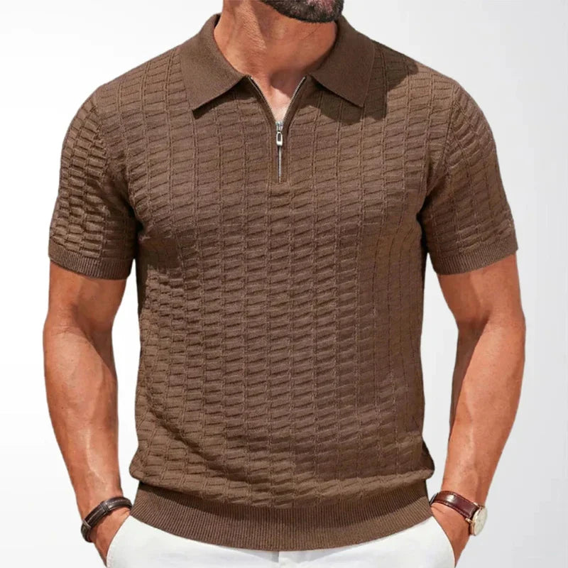Osvaldo | Polo elegante con cremallera