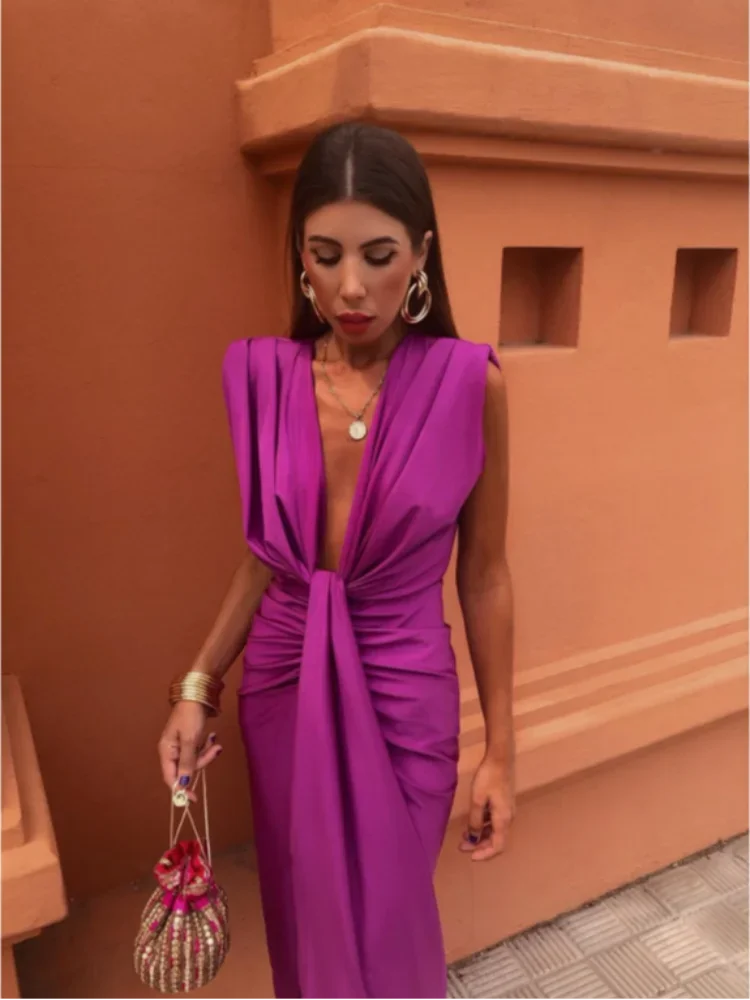 Lily | Vestido plisado elegante