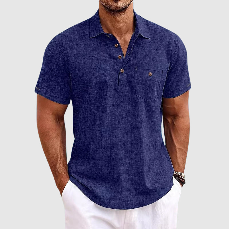 Ippolito | Polo de lino para hombre