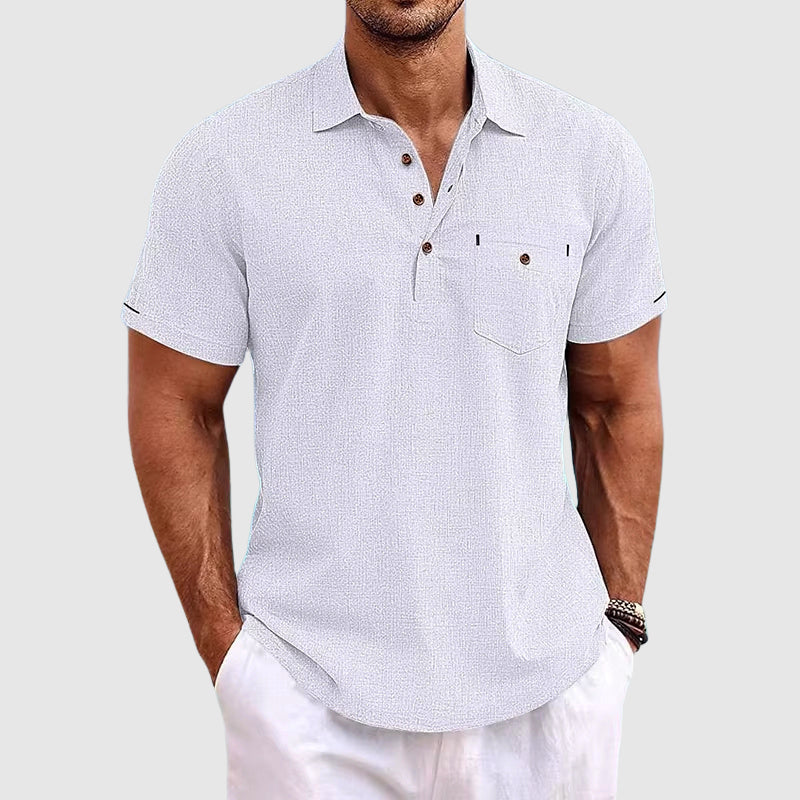 Ippolito | Polo de lino para hombre