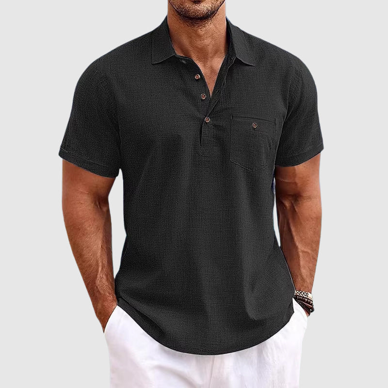 Ippolito | Polo de lino para hombre