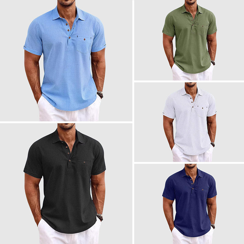 Ippolito | Polo de lino para hombre