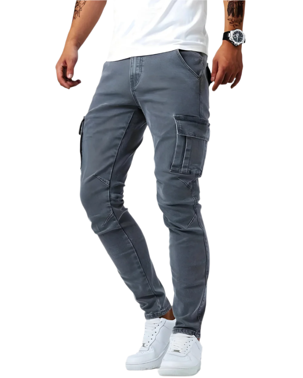 Gennaro | Pantalones Cargo Elásticos