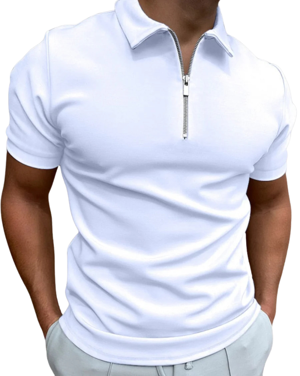 Nino | Polo moderno con cremallera
