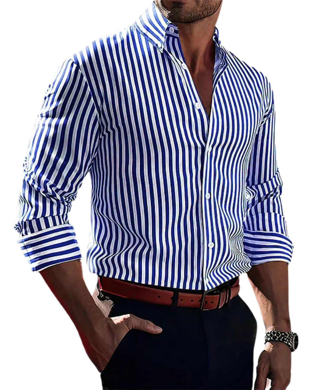 Cristiano | Camisa elegante de rayas