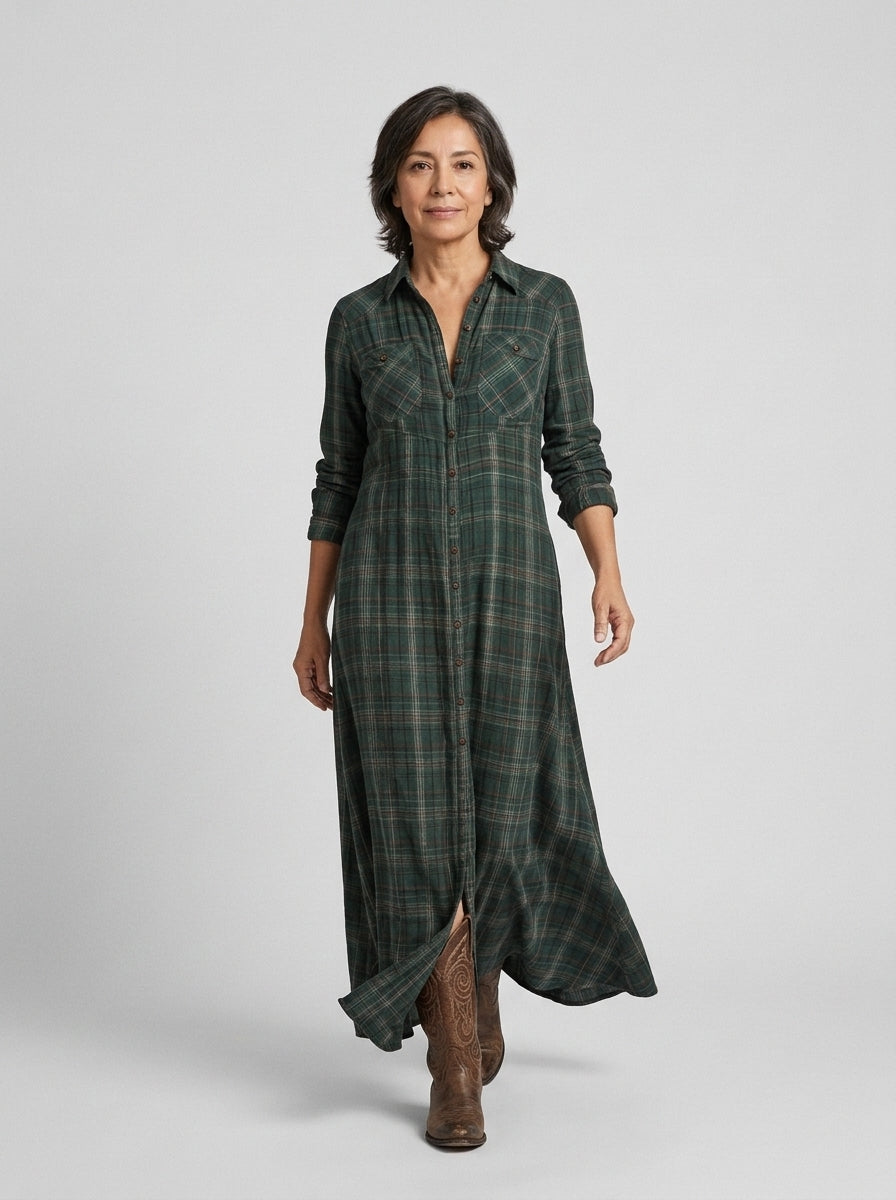 Guadalupe™ |  Vestido Camisero Casual
