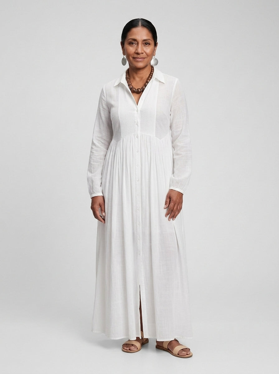 Carla™ - Vestido de Lino Elegante