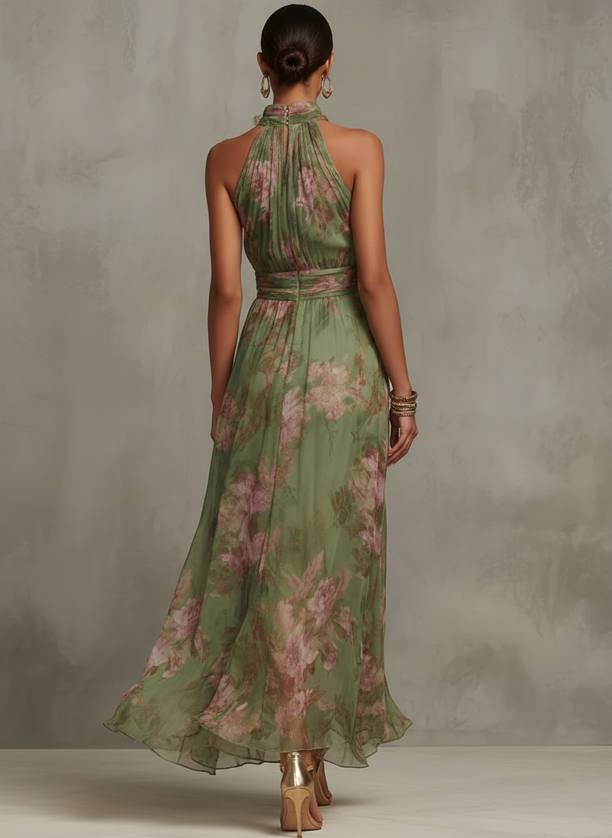 Alma™ - Vestido Elegante con Estampado Floral