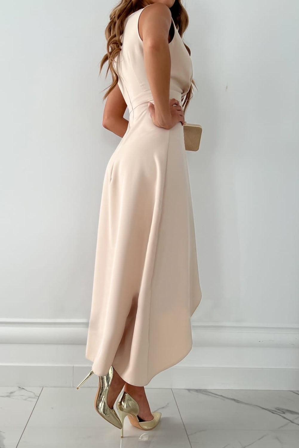 Rosamund | Vestido con estampado floral rosa