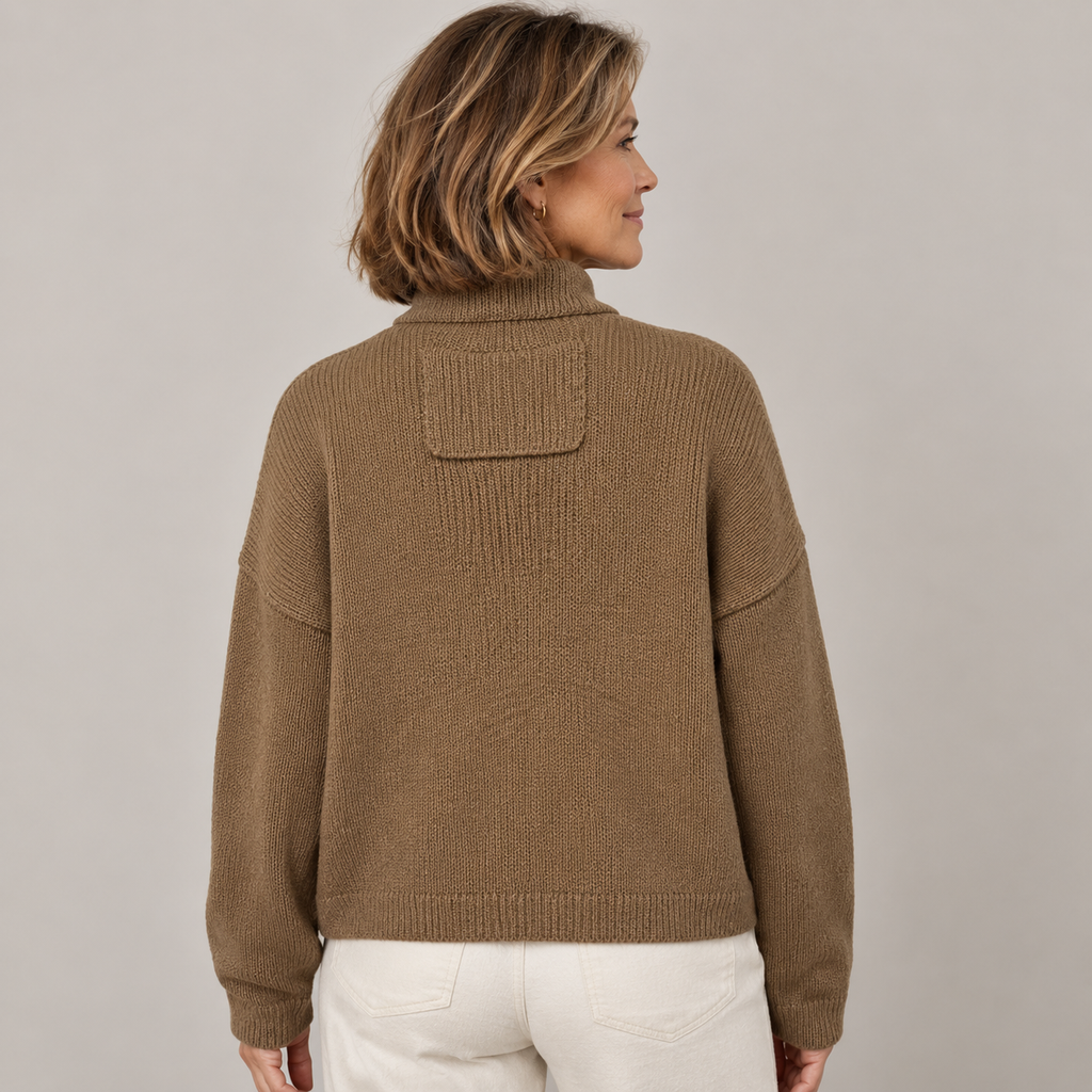 Cárdigan Augusta™ con cuello mao y botones