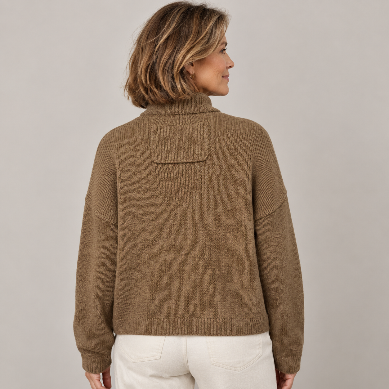 Cárdigan Augusta™ con cuello mao y botones