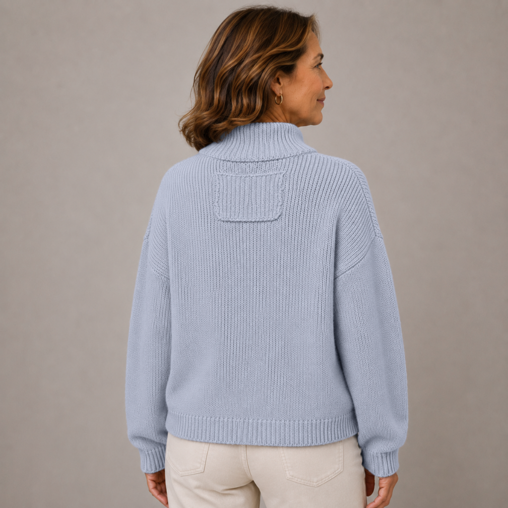 Cárdigan Augusta™ con cuello mao y botones