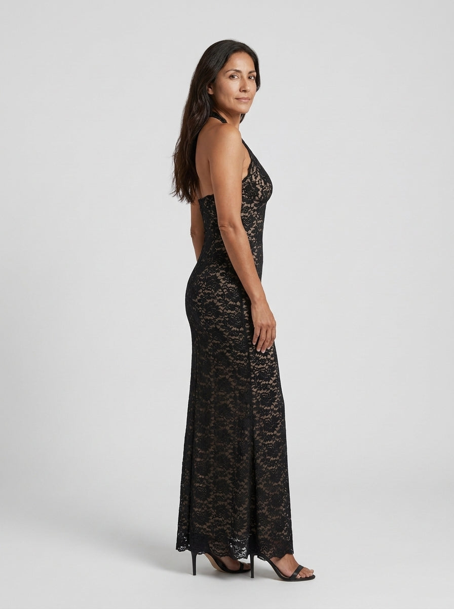 Vestido maxi de encaje Destiny - modelo