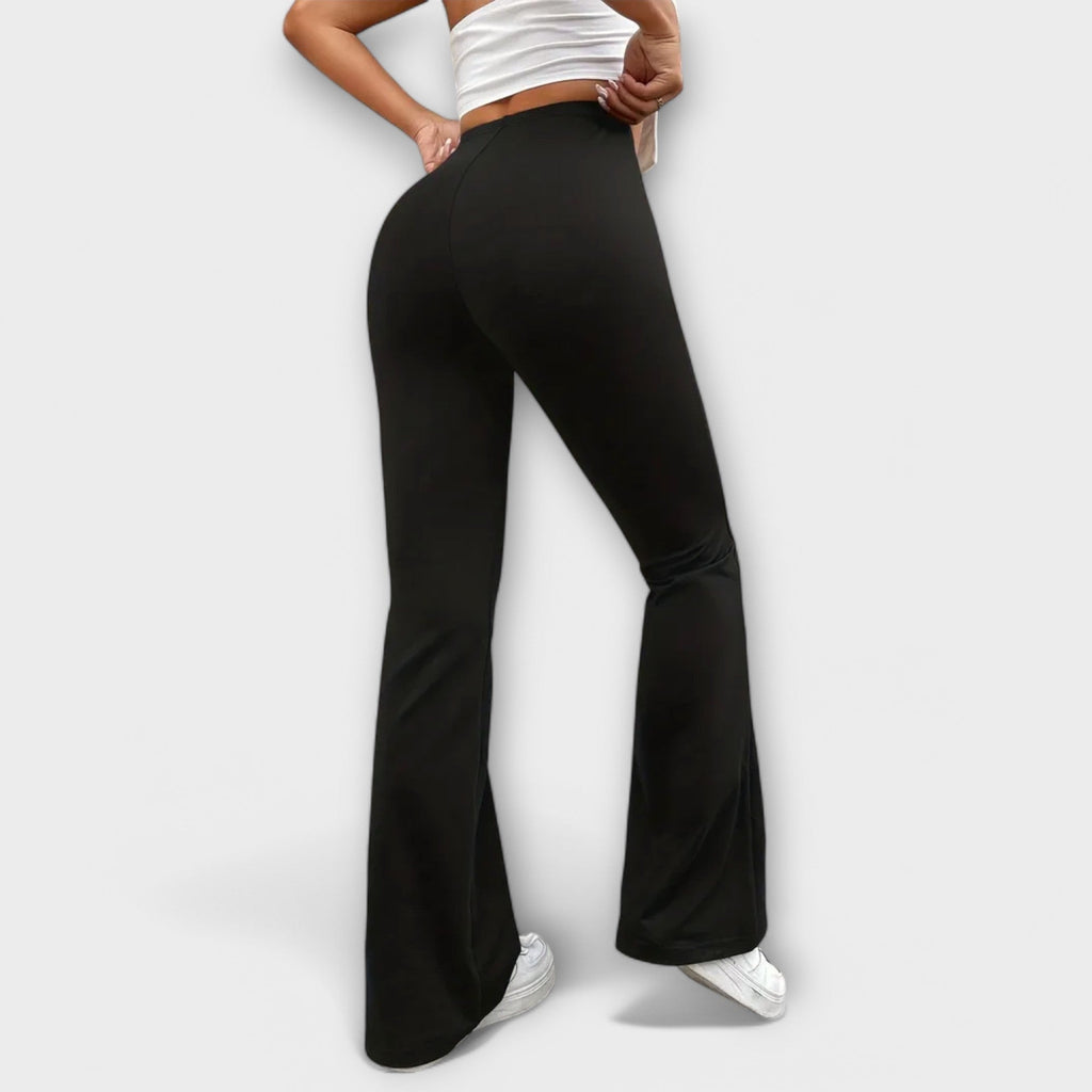 Serena - Pantalón holgado con pierna acampanada
