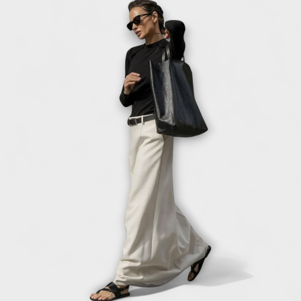 Emma - Falda de línea H con estilo urbano contemporáneo