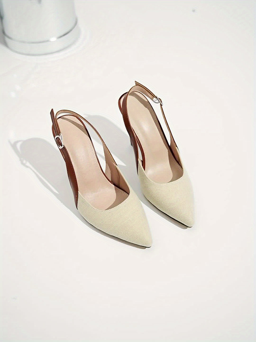 Gemini ha dicho Amélie™ | Tacones slingback con contraste