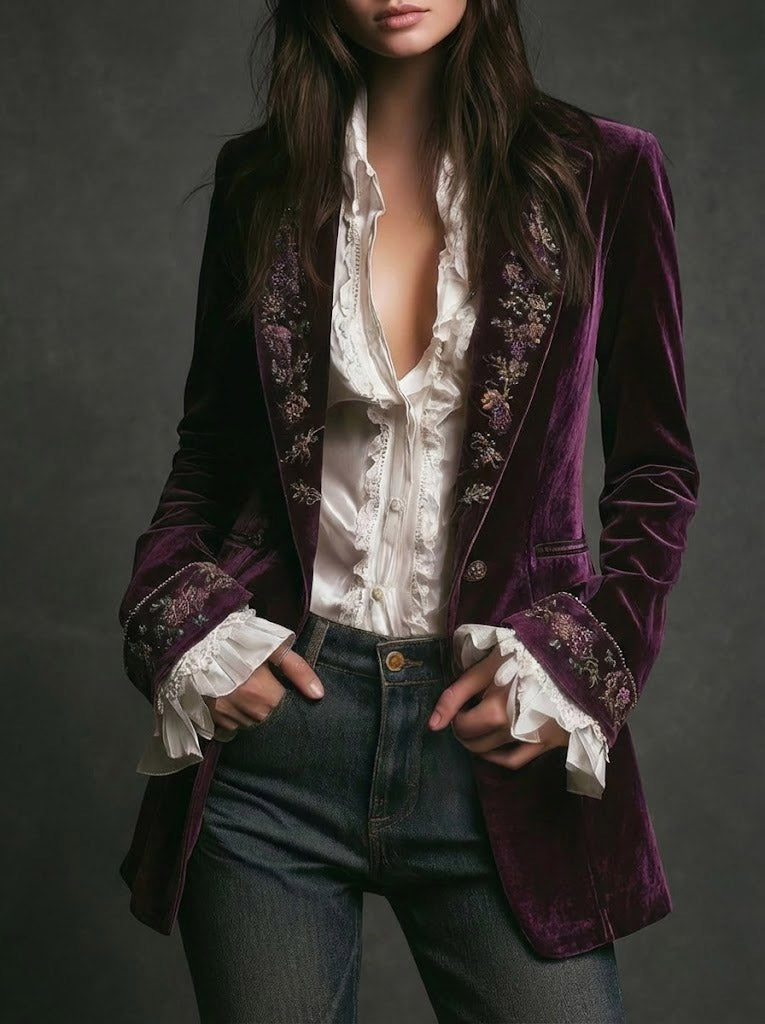 Erica™ | Chaqueta Vintage Larga