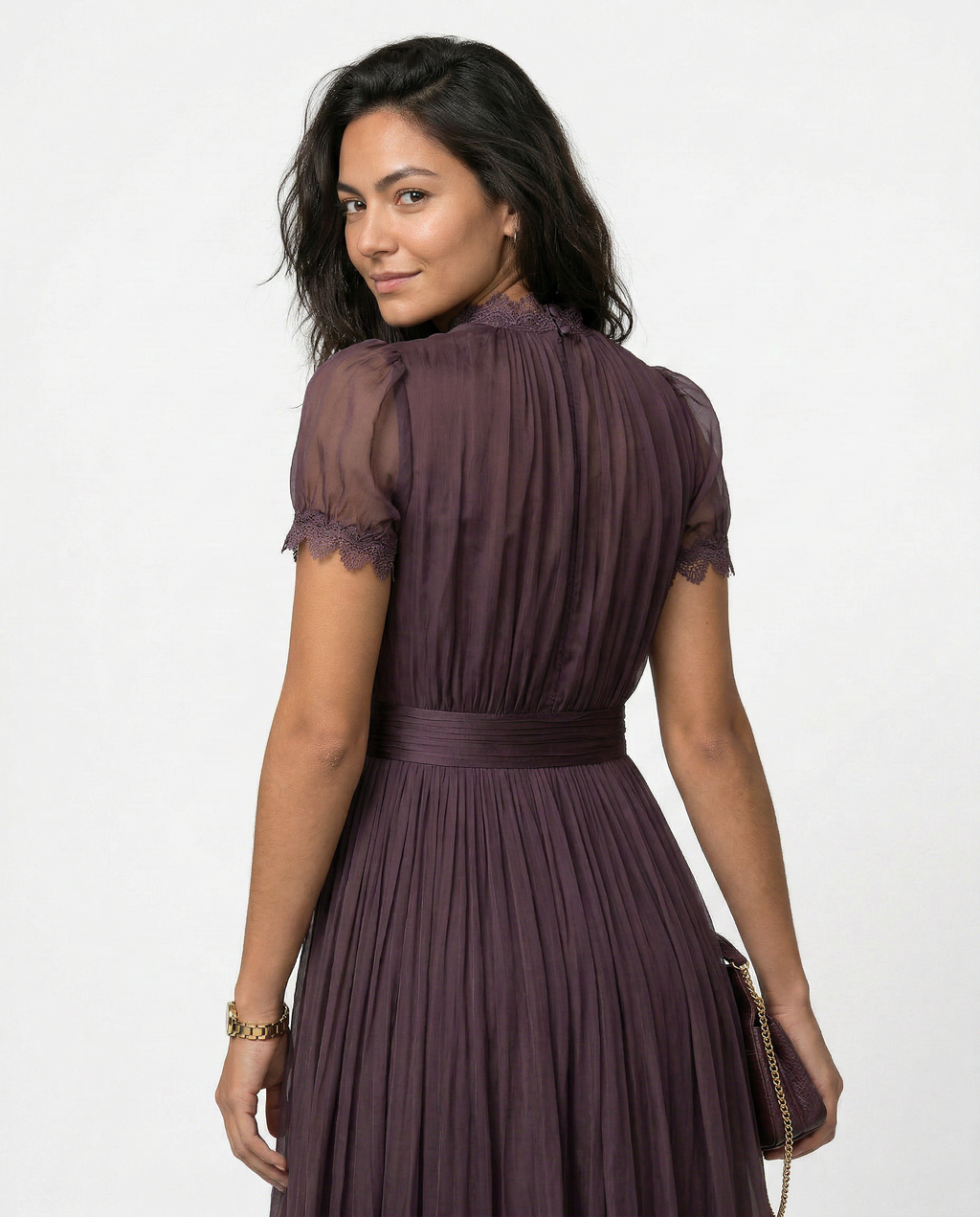 Sofía™ - Vestido Maxi Elegante Ciruela Royale