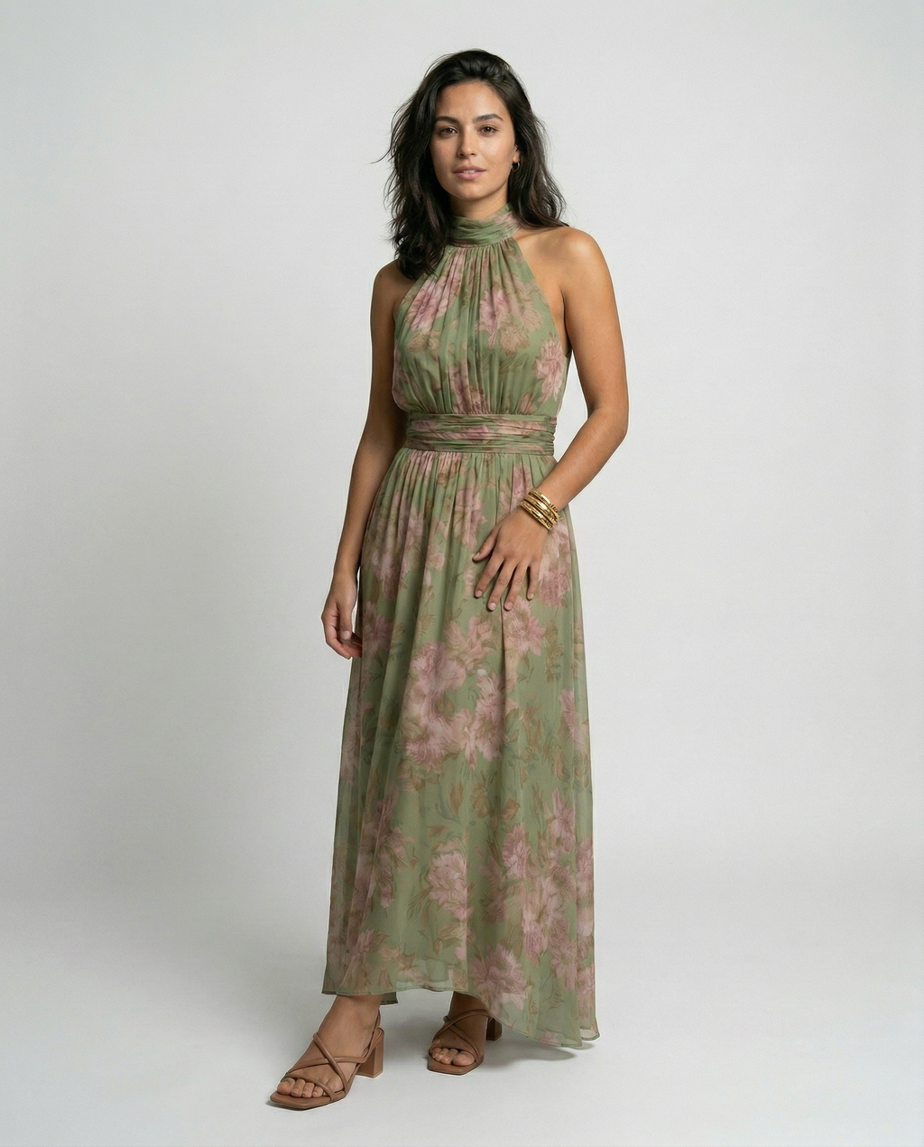 Alma™ - Vestido Elegante con Estampado Floral