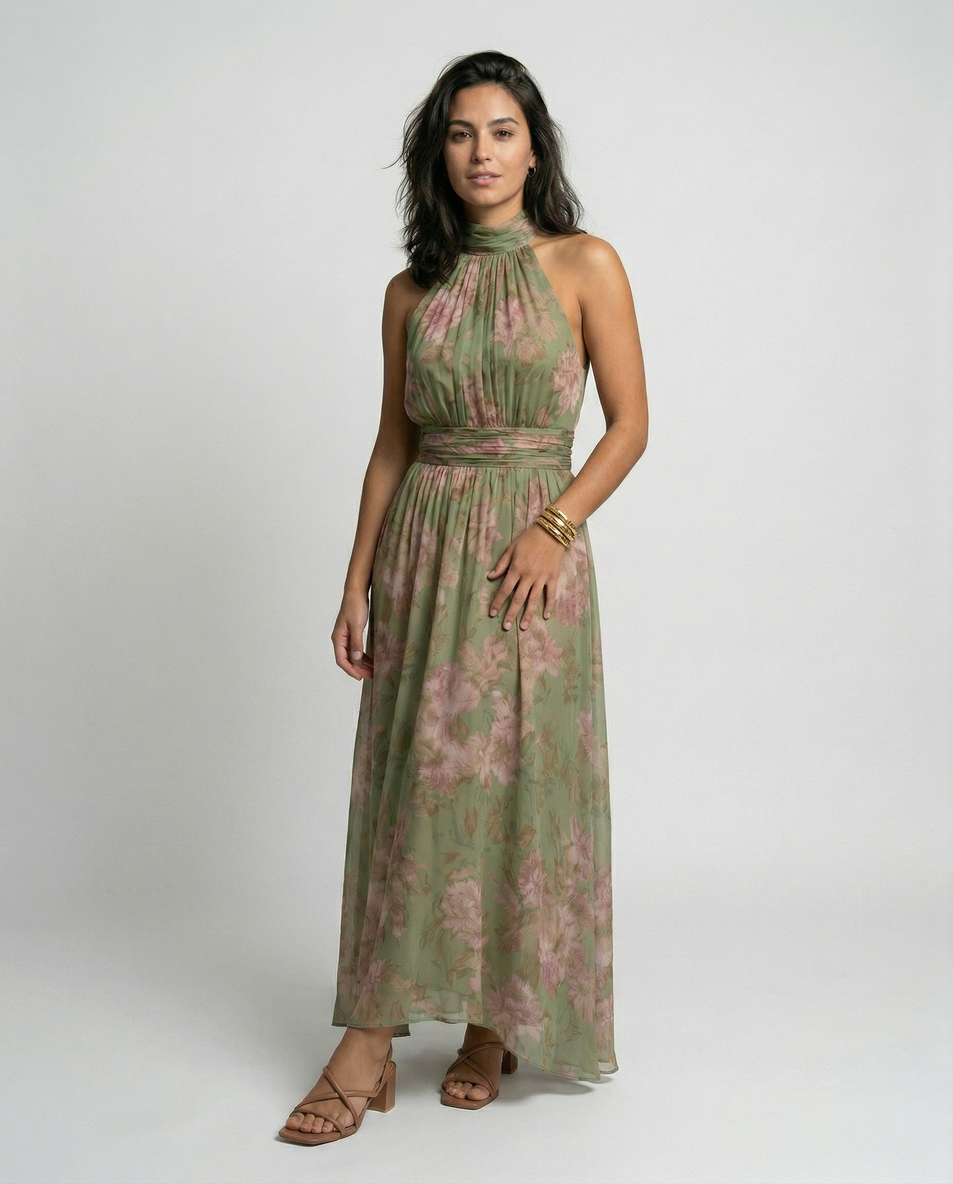 Alma™ - Vestido Elegante con Estampado Floral