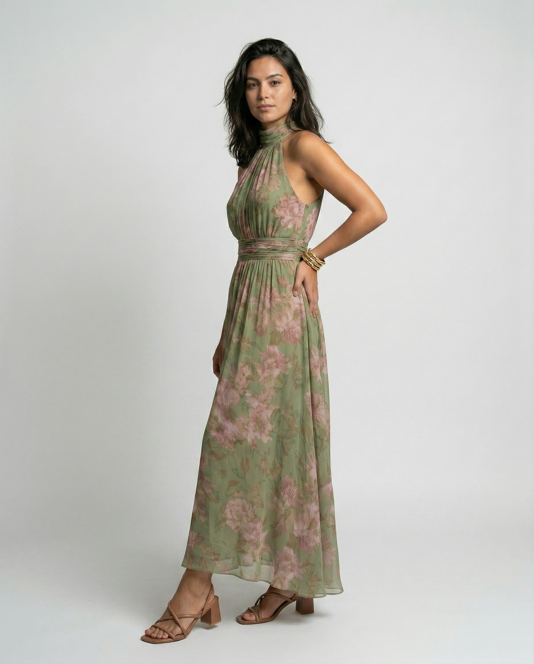 Alma™ - Vestido Elegante con Estampado Floral