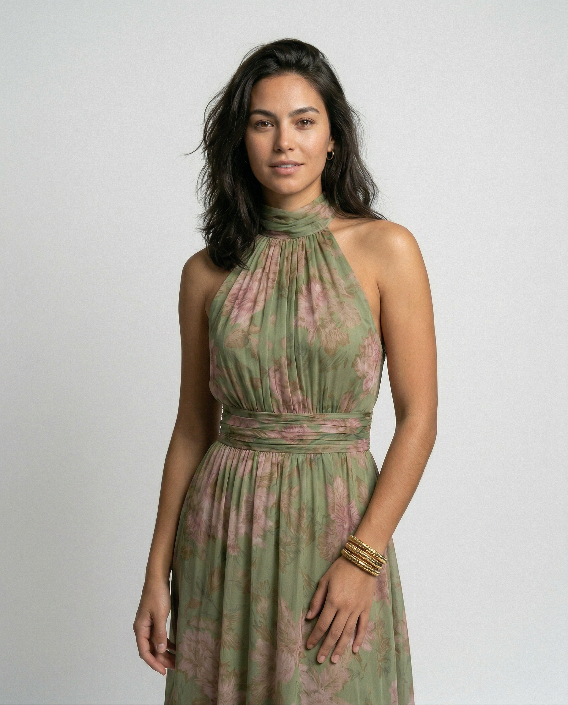Alma™ - Vestido Elegante con Estampado Floral