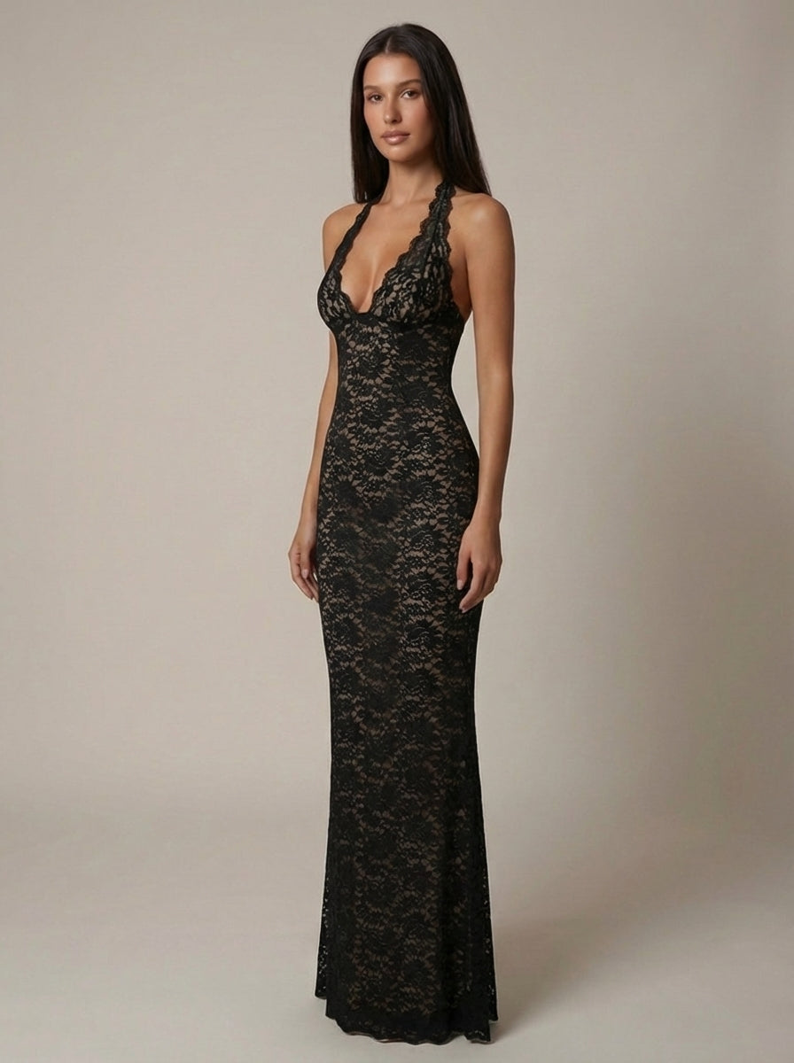 Vestido maxi de encaje Destiny
